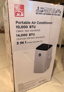14000 BTU Portable Air Conditioner for Large Rooms up to 700 Sq. Ft.