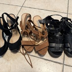 3 Steve Madden Heels Size 7.5/8
