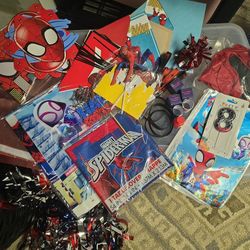 Spider Man Birthday Lot