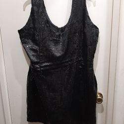 Black Sequin Costume Dress