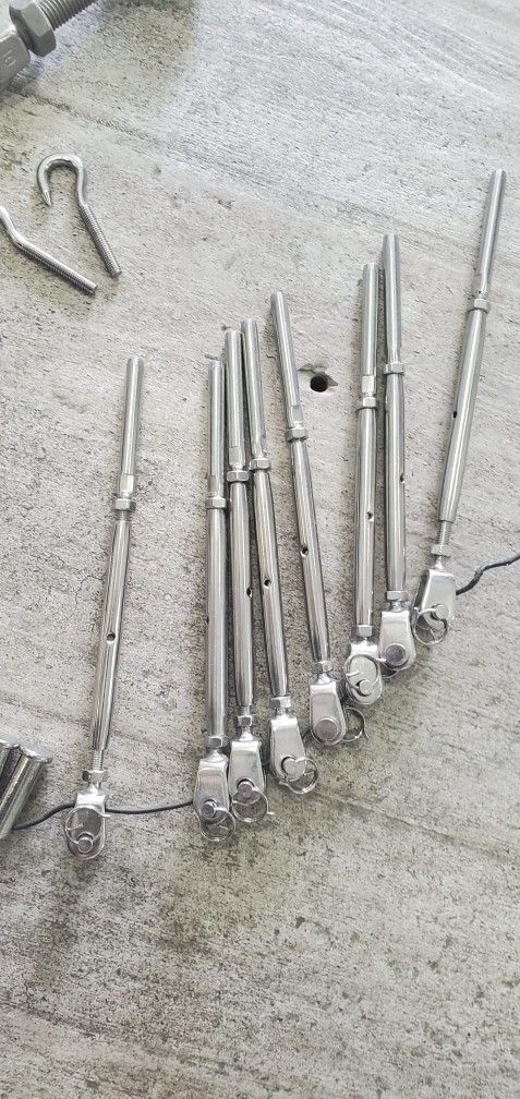 ⅜"" x 11 in. Galvanized Jaw and jaw turnbuckle