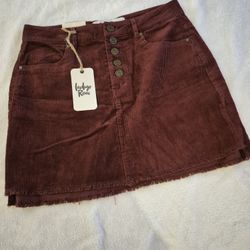 Indigo Rein Corduroy Skirt, Size 5