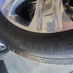 4 Rims + Tires Six Lug