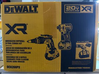 DEWALT 20V MAX Lithium-Ion Cordless Brushless Screwgun and Impact Combo Kit (2-Tool)