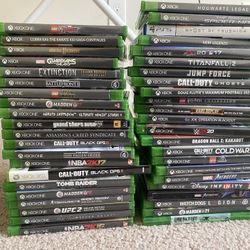 Xbox 1 + Games + Controllers 