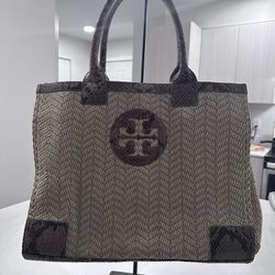 Tory Burch Raffia tote bag