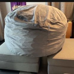 Bean Bag Chair Grey 