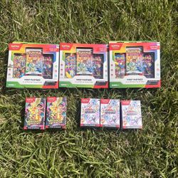 Pokemon new Prismatic booster Bundles And First Partner Series 1