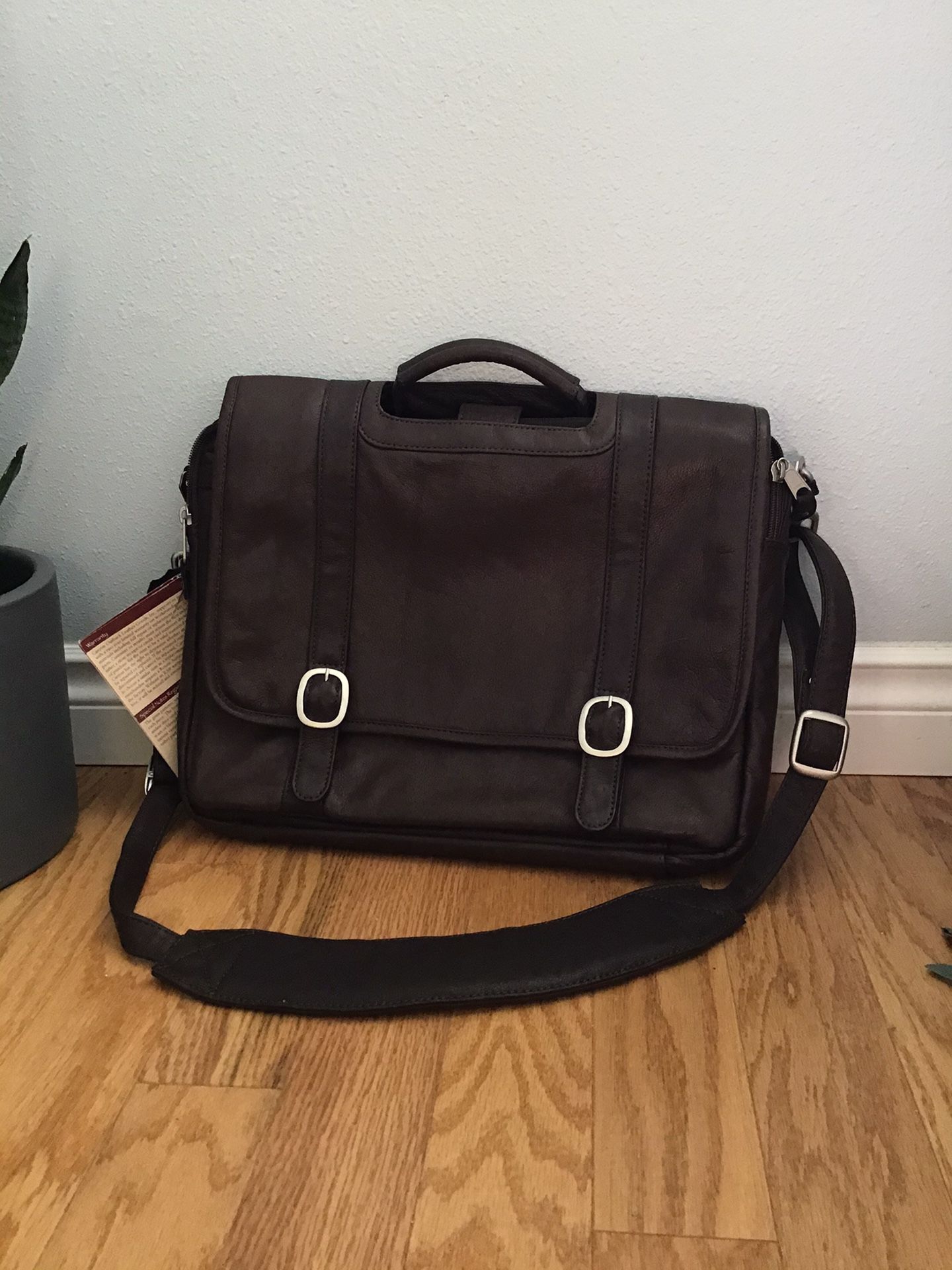Canyon Leather Goods Messenger Briefcase Bag