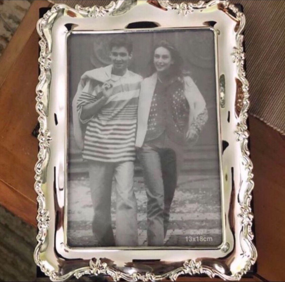 New LaVie Photo Album With Silver Plated Photo Frame Front