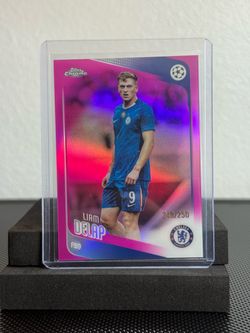 Topps Chrome Liam Delap Chelsea Pink Parallel 248/250