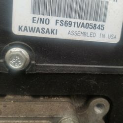 24hp Kawaski lawnmower engine