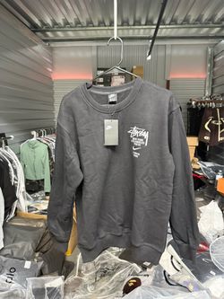 Nike x Stüssy Crewneck Sweatshirt color black -  throw offers&read below!