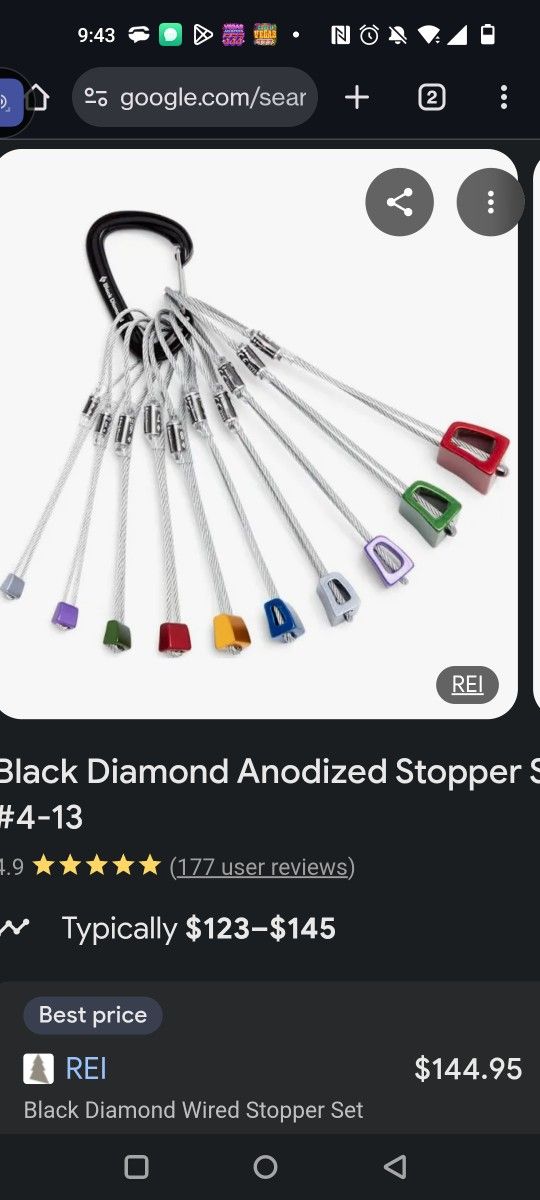 $500 Black Diamond Climbing Gear(Rei)!!!