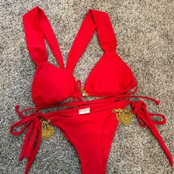 BAHIMI Red Bikini Set – New