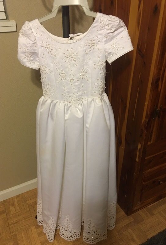 Bridesmaid dress for a flower girl