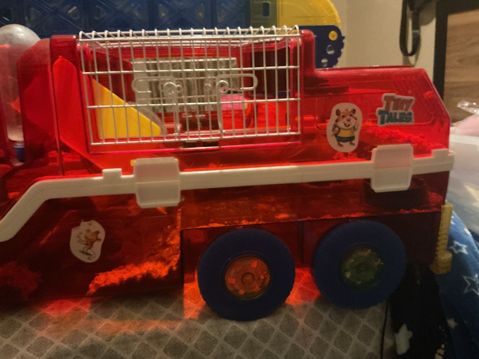 Fire truck Hamster Cage
