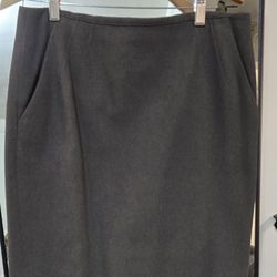 Barneys New York  Wool Pencil Skirt   8
