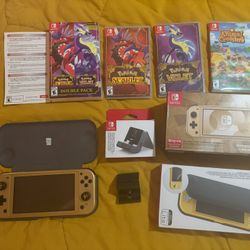 Nintendo Switch Zelda Hyrule Edition + Games