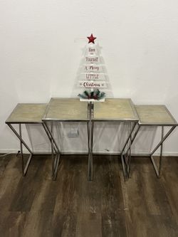 Living room tables, set of 4