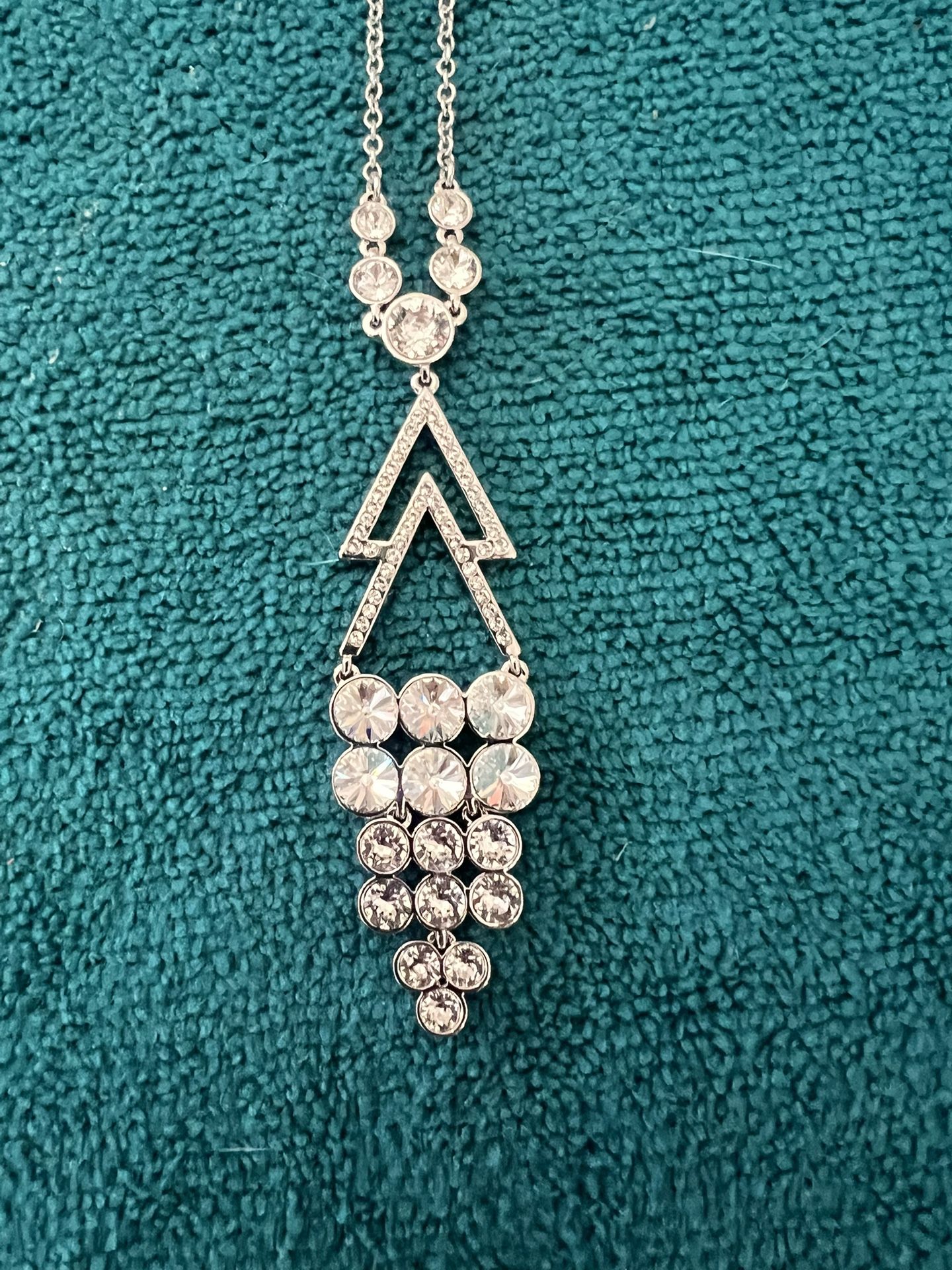 Silver Geometric Necklace