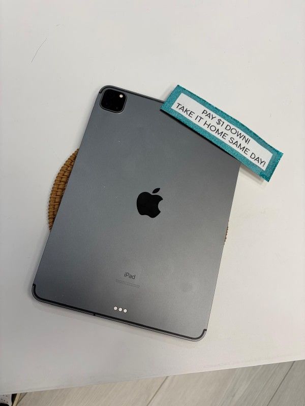 Apple IPad Pro 11 Inch 2nd Gen Tablet - Pay $1 DOWN AVAILABLE - NO CREDIT NEEDED