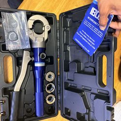 Propress Tool Copper Press Tool for Crimping Range and Pittsburgh Automotive R134A A/C Manifold Gaug