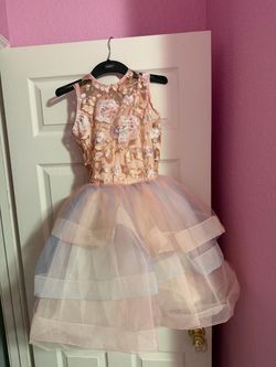 Rose gold ballerina costume