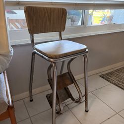 Vintage Chair Stool 