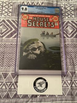 House of Secrets #105 CGC 9.0 Classic Gray Tone Skull Cover February 1973