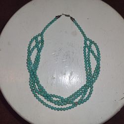 Beautiful Genuine Turquoise Beaded Necklace