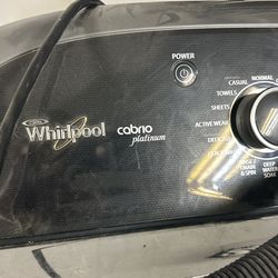 Whirlpool Cabrio washing machine works perfect high efficient
