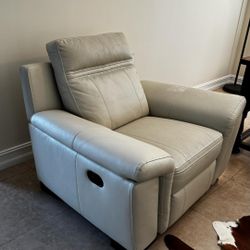Leather Recliner Sofa 
