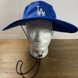 MLB Los Angeles LA Dodgers Fathers Day Bucket Hat SGA Giveaway Blue Adjustable