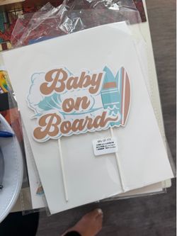 Free: Baby on Board Shower Decor and Game