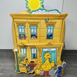 Loungefly Sesame Street Neighborhood Friends Mini Backpack