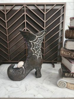 Witch Boot - Halloween Decor
