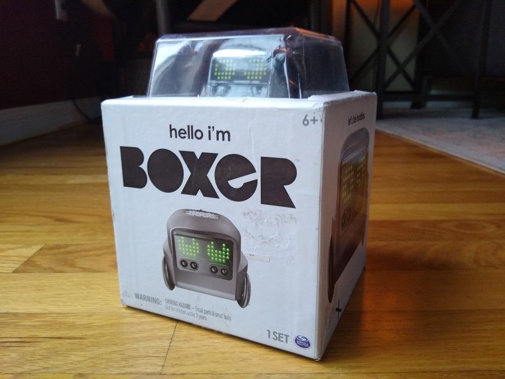 Boxer Interactive Robot (Black) w/ Personality Emotions