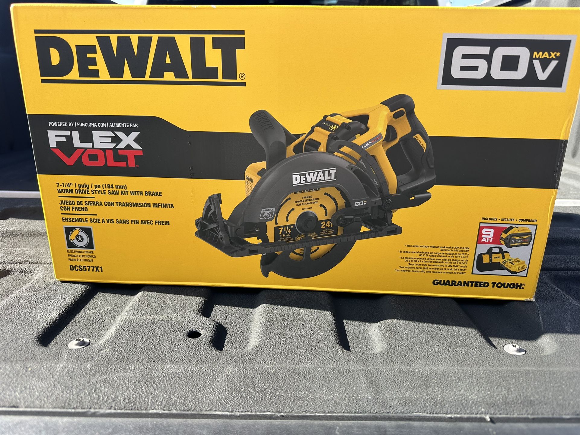 Dewalt 60v Saw W/ Battery & Charger