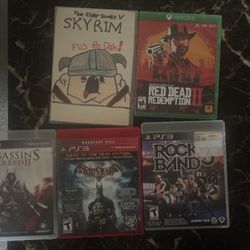 3: PS3 Games 1: XBox 360 and 1:XBoxOne 