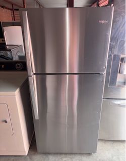 Whirlpool Stainless Steel Refrigerator And Freezer