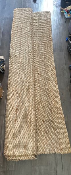 Handwoven 9’ x 12’ Jute Area Rug