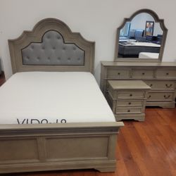 Beautiful Frisco Bedroom Set Only $899. Easy Finance Option. Same-Day Delivery.