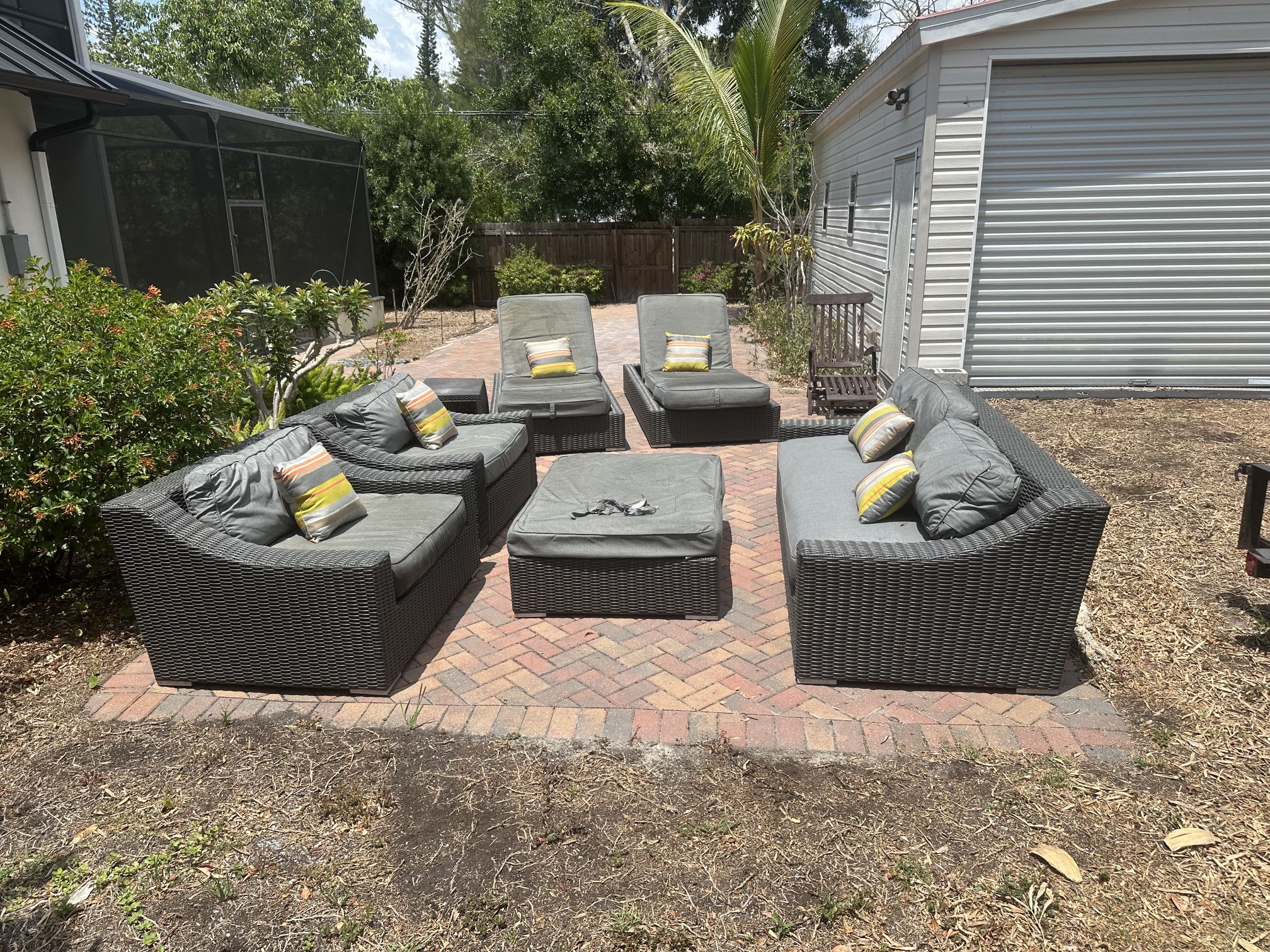 TOJA SUNBRELLA CHAIR SOFA AND LOUNGE SET see Other Post For More Photos Of Cushions And Covers BEST OFFER