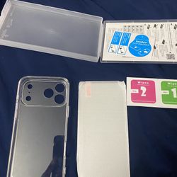 iPhone 17 Pro Max Clear Case With Screen Protector 