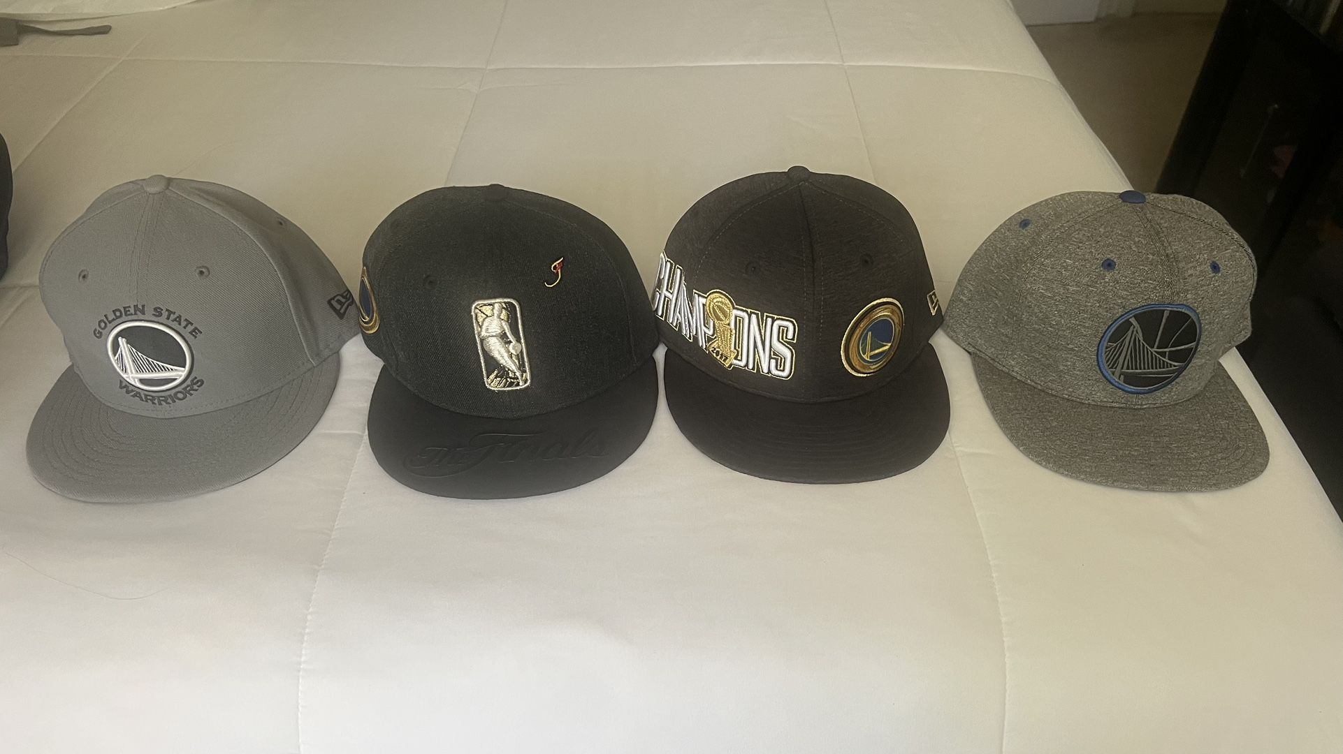 GOLDEN STATE WARRIORS HATS CAPS SNAPBACK NEW ERA MITCHELL & NES LIKE NEW