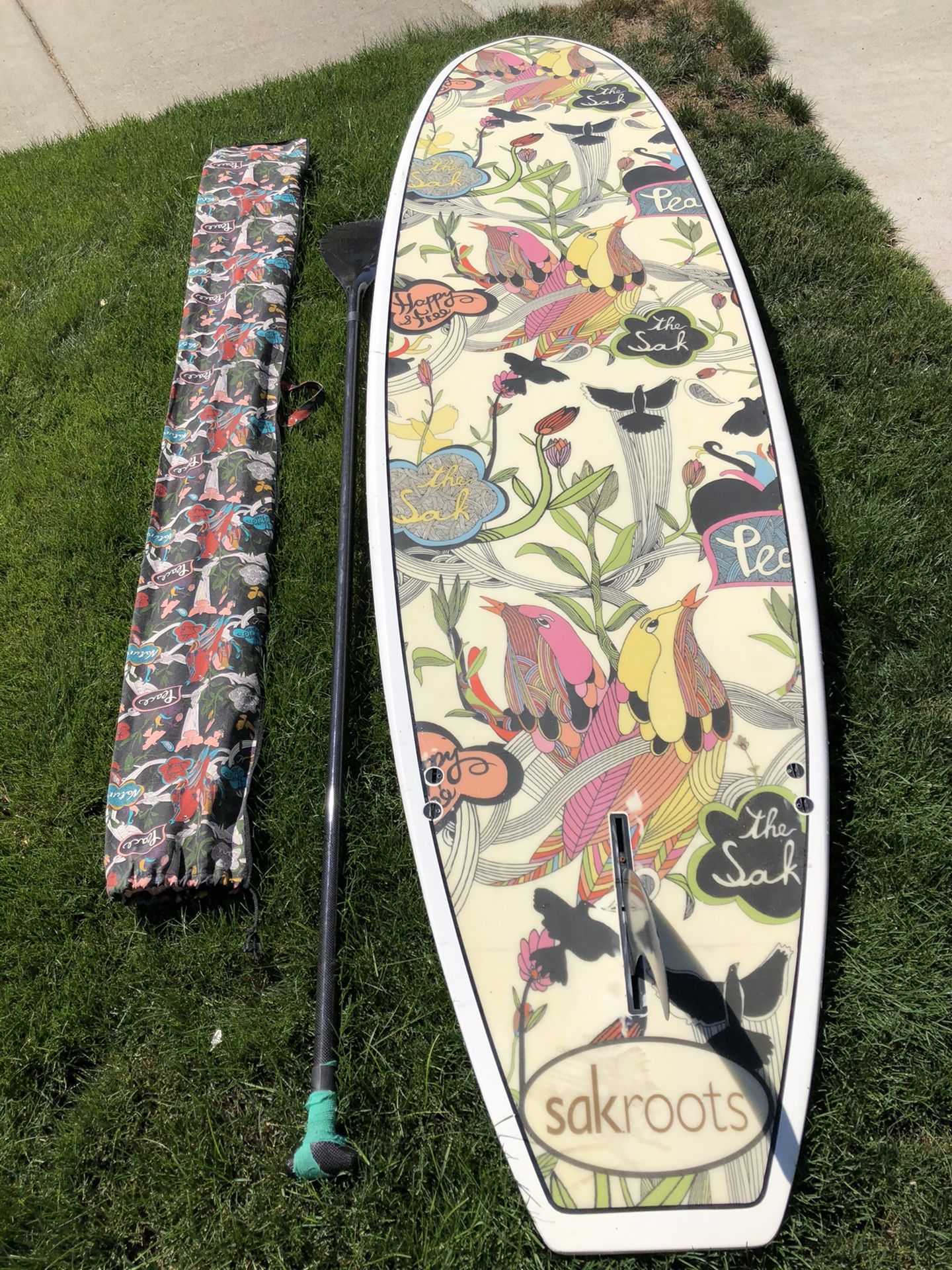 PERFECT GIFT! Paddle Board with Paddle and Travel Bag