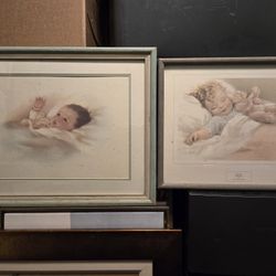 Vintage Bessie Pease Painting (Read Description)