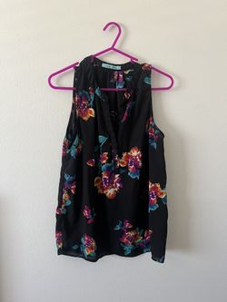 Floral Sleeveless Top