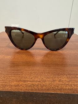 Saint Laurent Tortoiseshell Cat-Eye Sunglasses